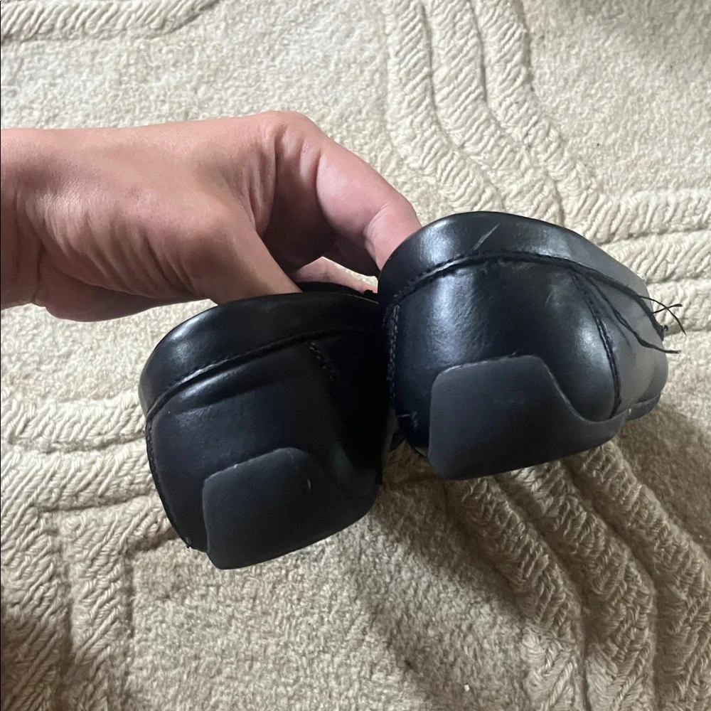 Nordstrom Black Leather Loafers for boys